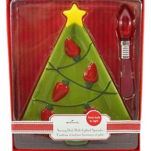 Hallmark Serving Dish with Lighted Spreader